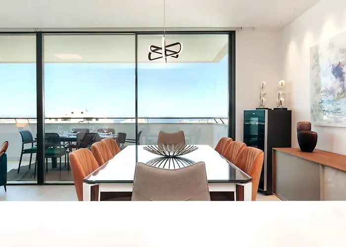 דירה Amazing With Sea-view, Close To With Pool, Sauna, Wifi And Private Parking לאגוּ‏ש